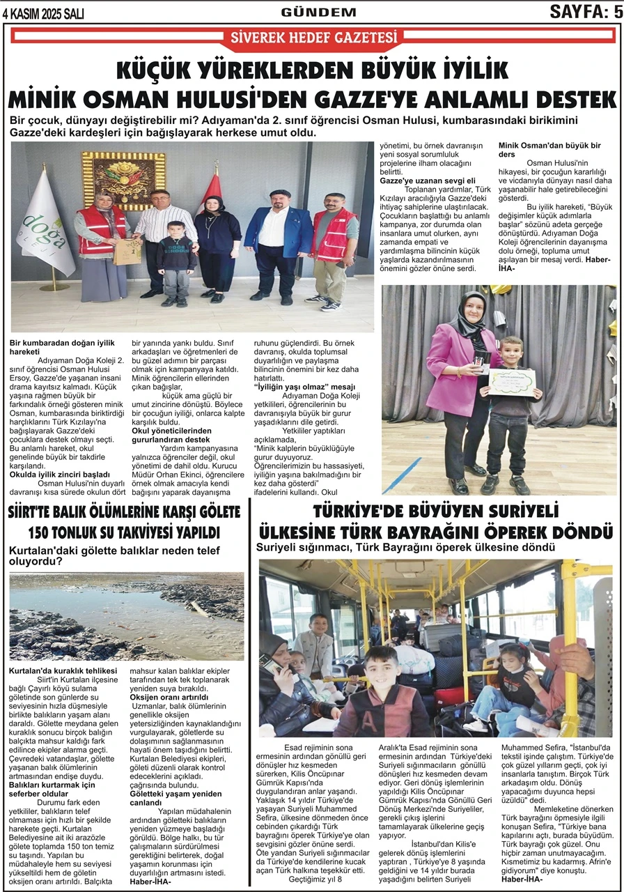 04.11.2025 Tarihli Gazetemiz