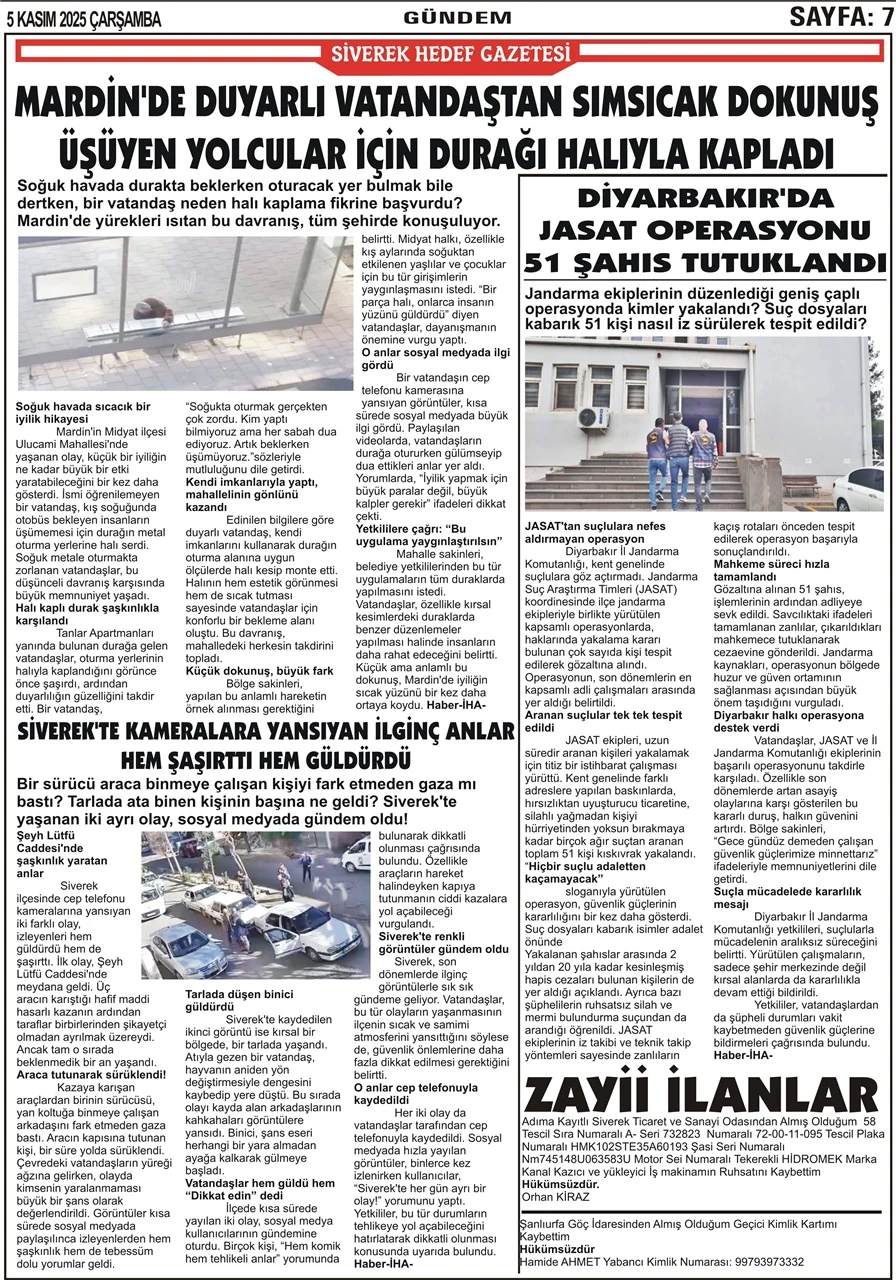 05.11.2025 Tarihli Gazetemiz