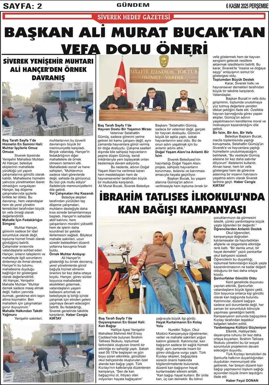 06.11.2025 Tarihli Gazetemiz
