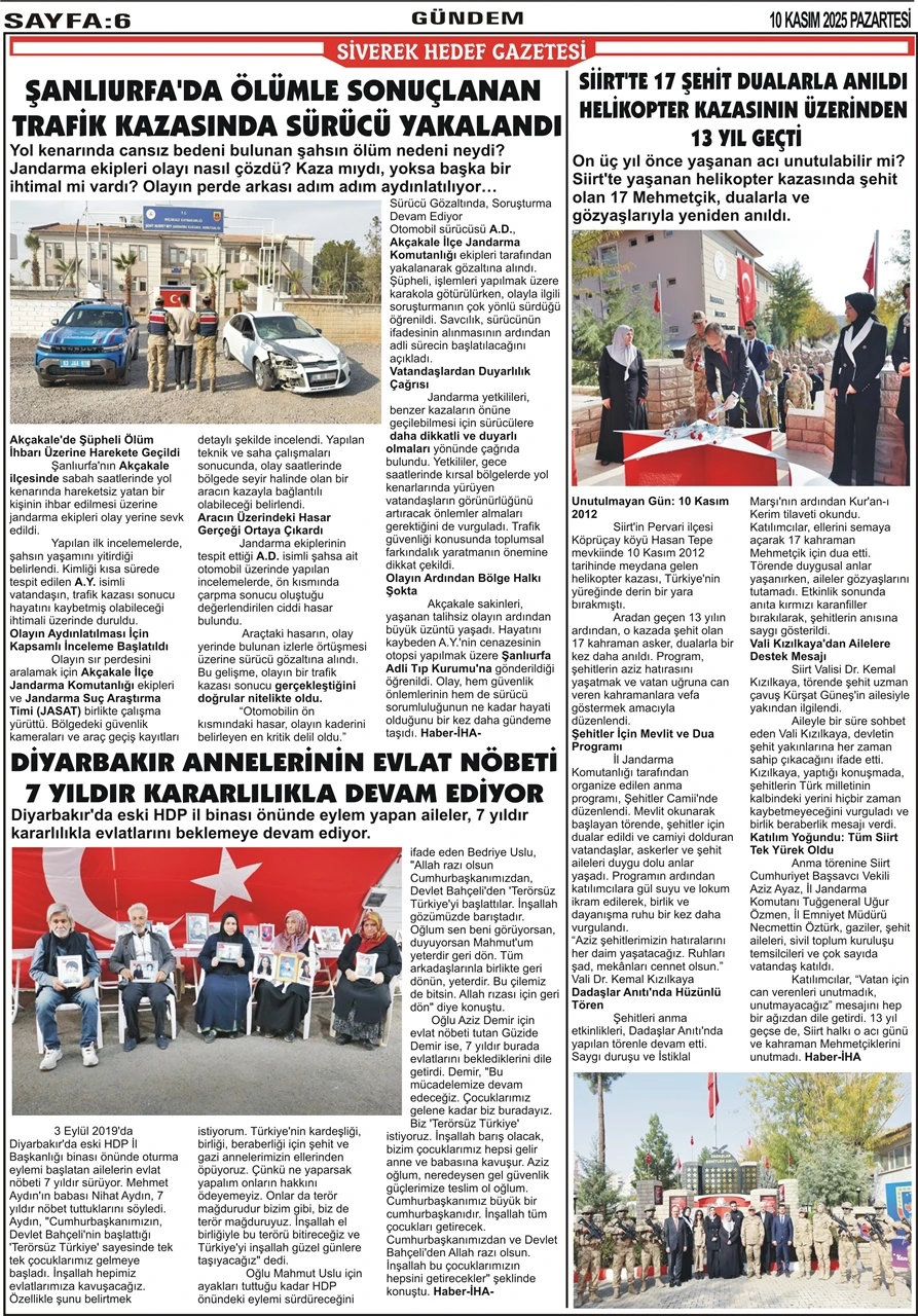 10.11.2025 Tarihli Gazetemiz