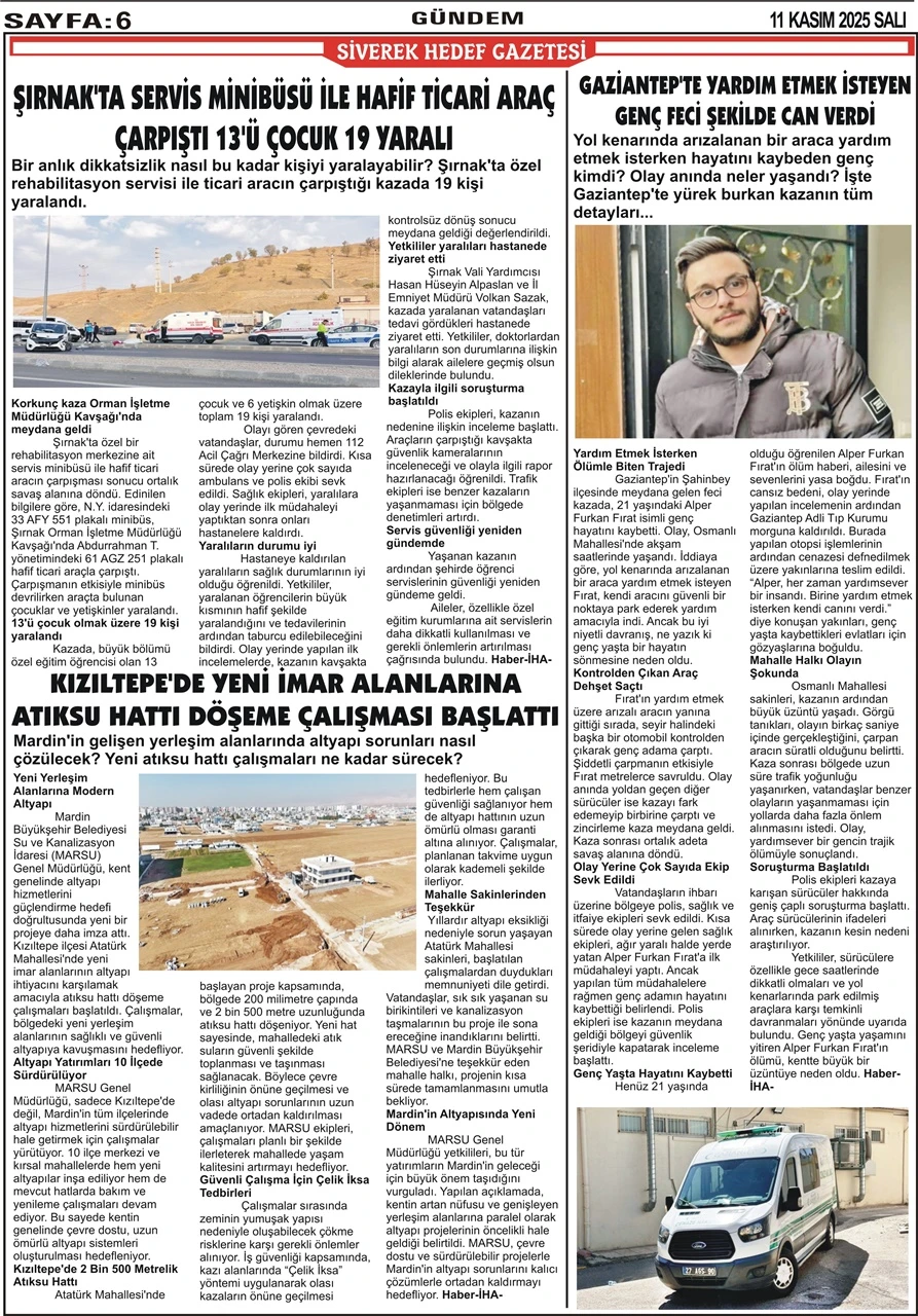 11.11.2025 Tarihli Gazetemiz