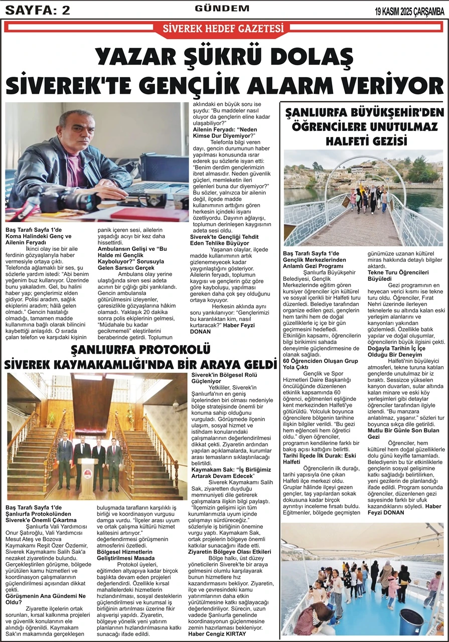 19.11.2025 Tarihli Gazetemiz