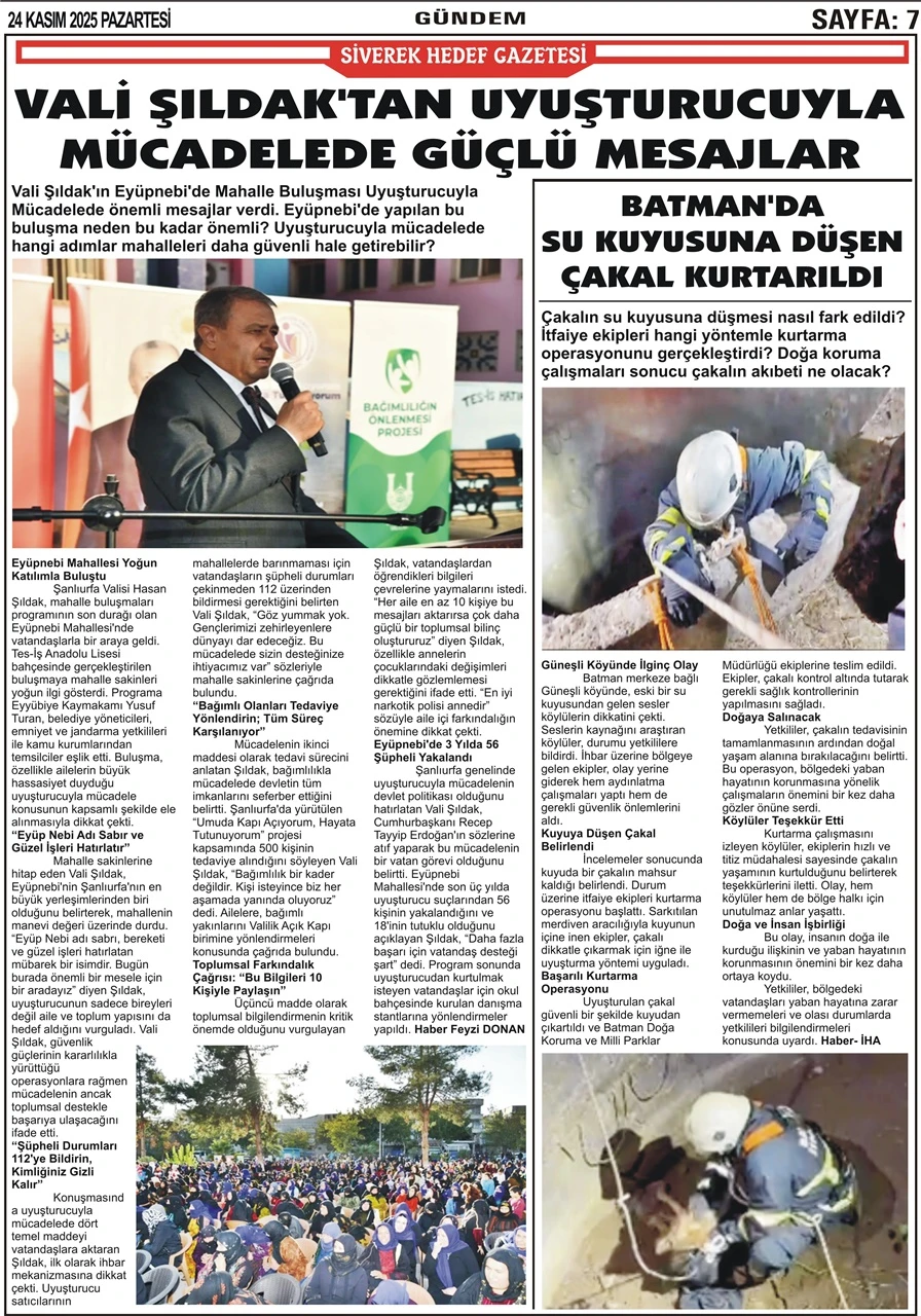 24.11.2025 Tarihli Gazetemiz