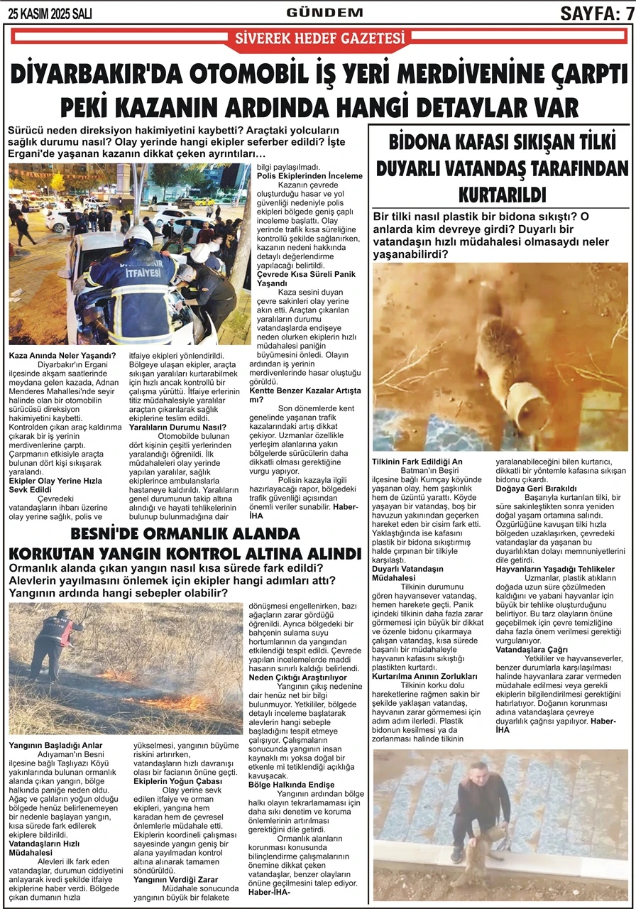 25.11.2025 Tarihli Gazetemiz