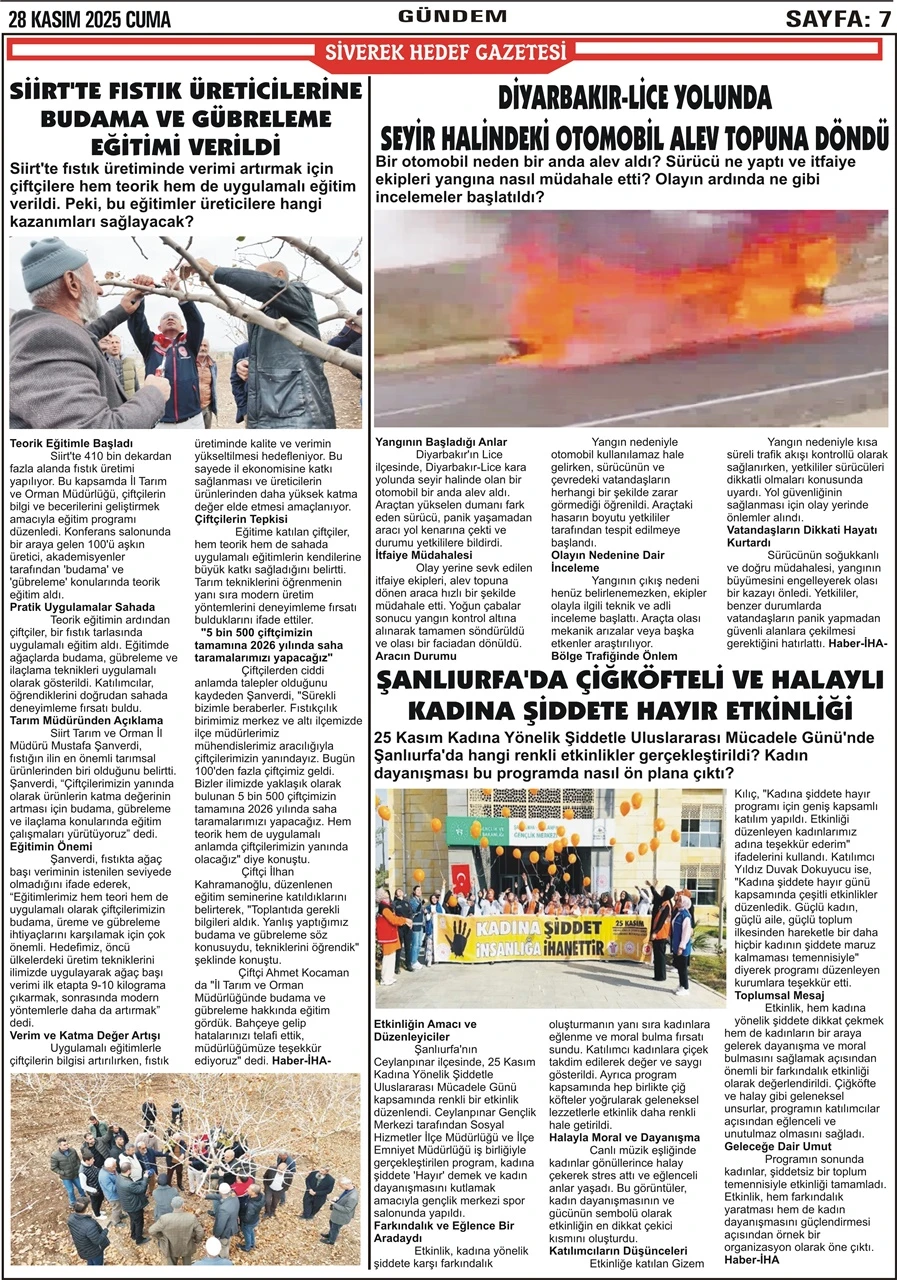 28.11.2025 Tarihli Gazetemiz