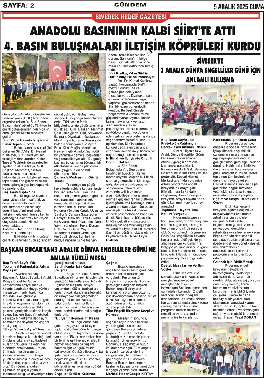 05.12.2025 Tarihli Gazetemiz