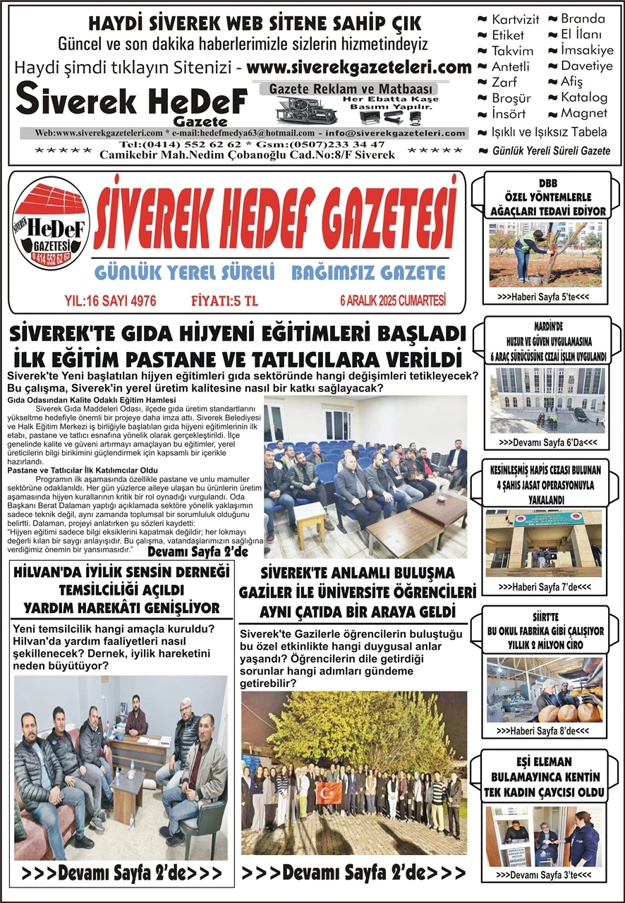 06.12.2025  Tarihli Gazetemiz
