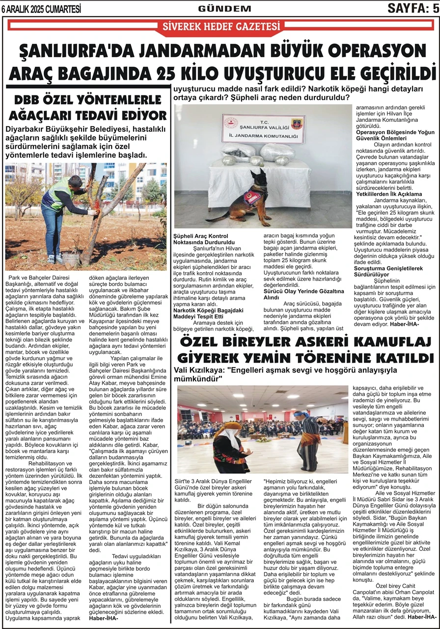 06.12.2025  Tarihli Gazetemiz