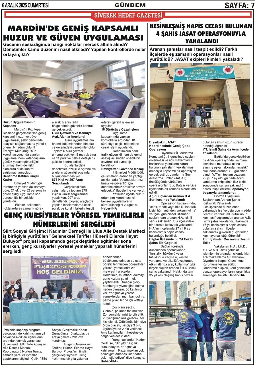 06.12.2025  Tarihli Gazetemiz