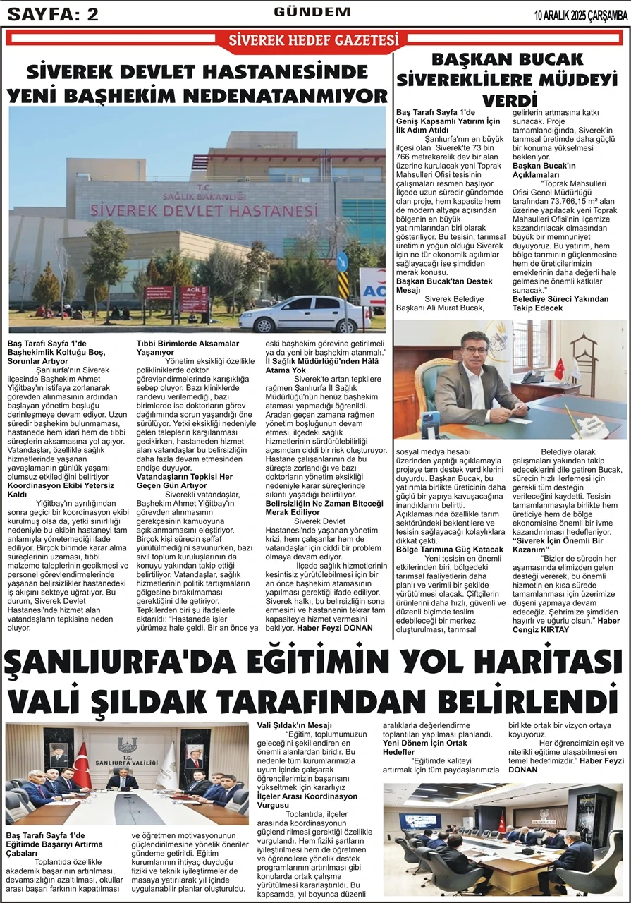 10.12.2025 Tarihli Gazetemiz