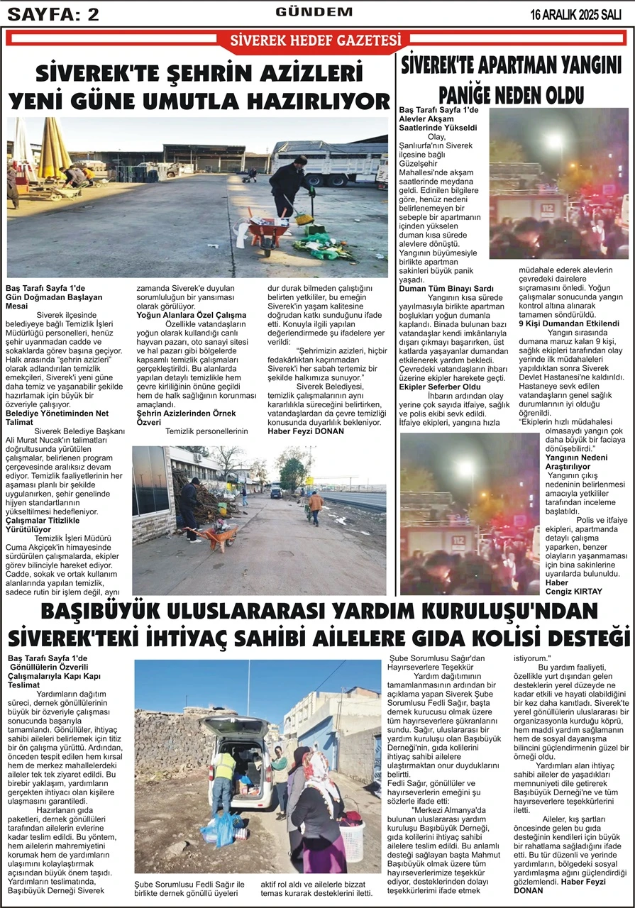 16.12.2025 Tarihli Gazetemiz