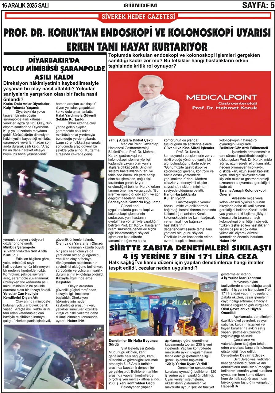 16.12.2025 Tarihli Gazetemiz