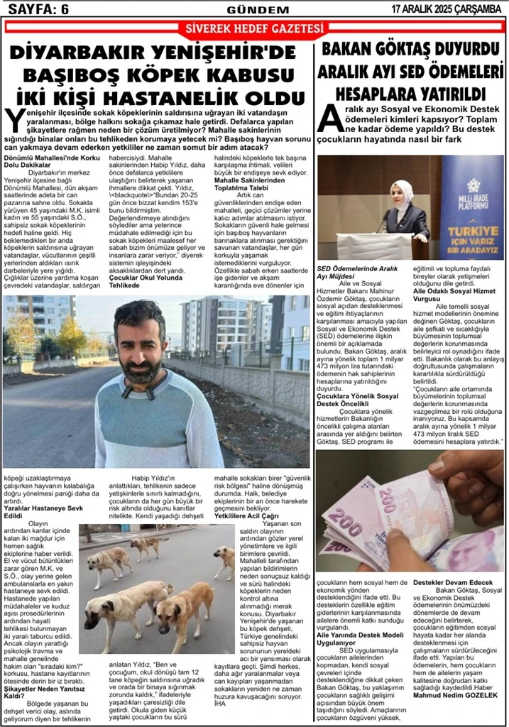 17 12 2025 Tarihli Gazetemiz