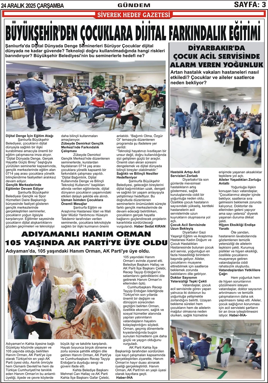 24.12.2025 Tarihli Gazetemiz 