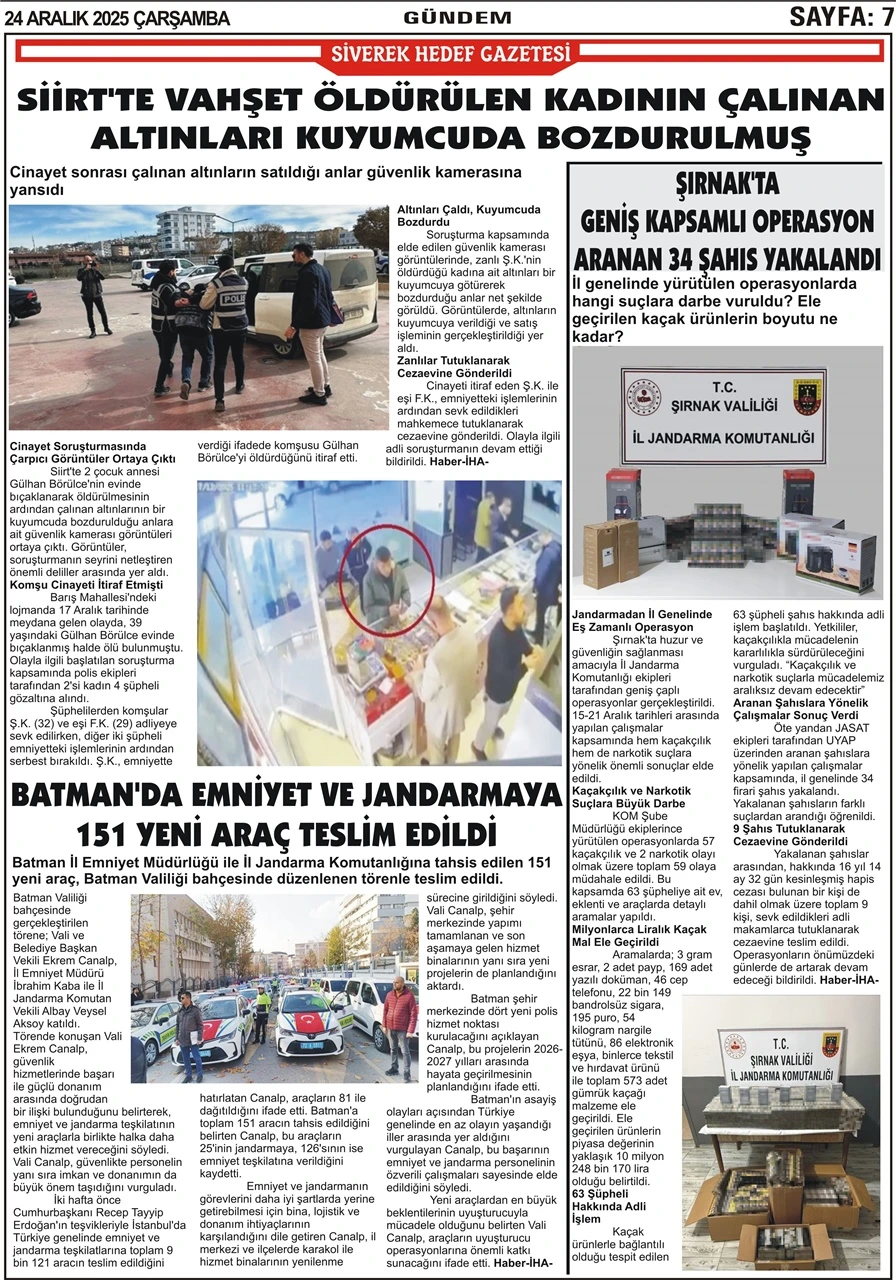 24.12.2025 Tarihli Gazetemiz 