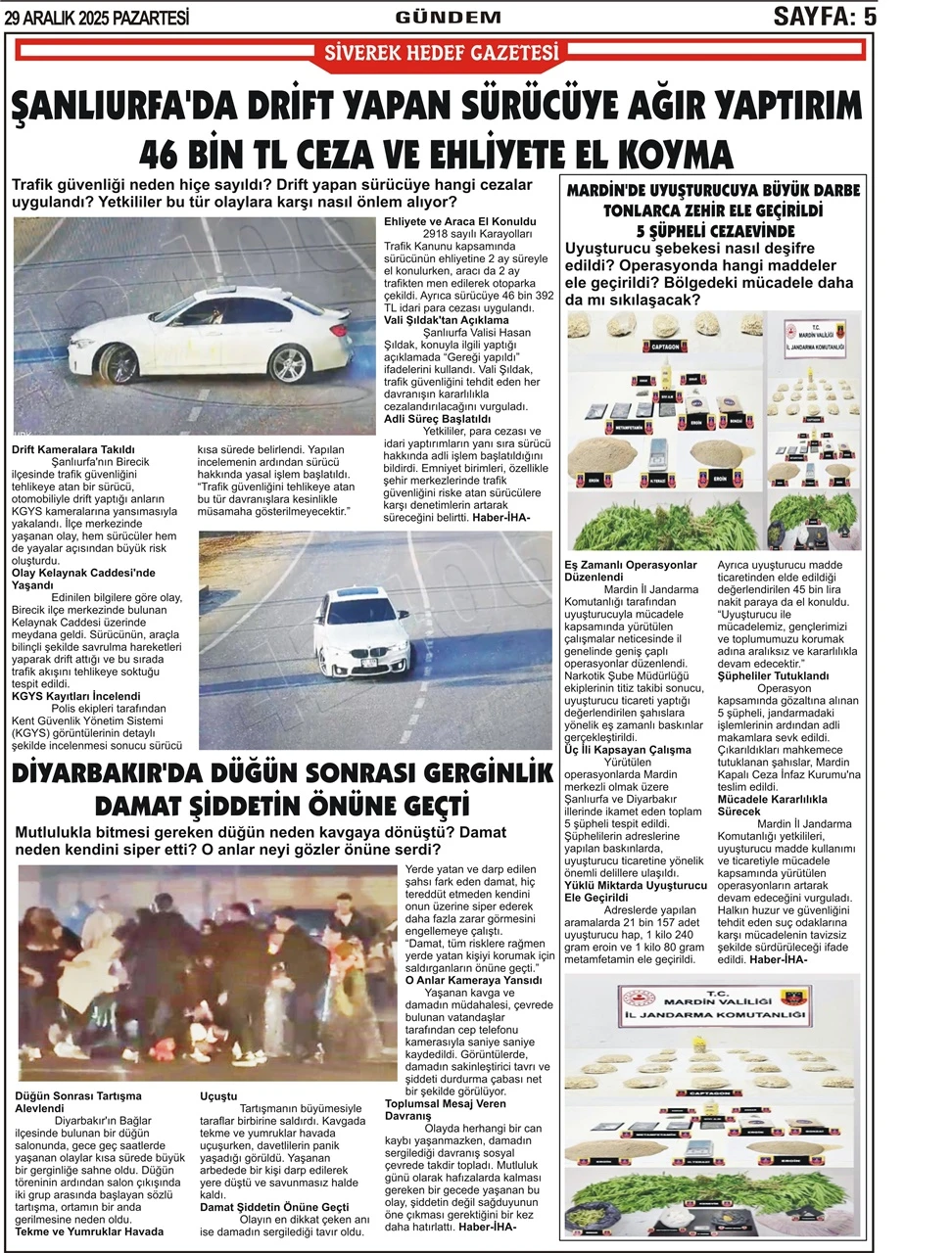 29.12.2025 Tarihli Gazetemiz