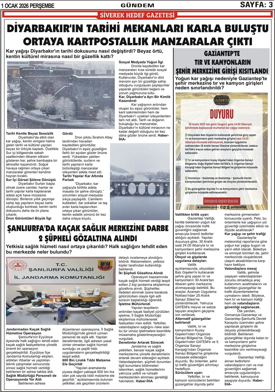 01.01.2026 Tarihli Gazetemiz