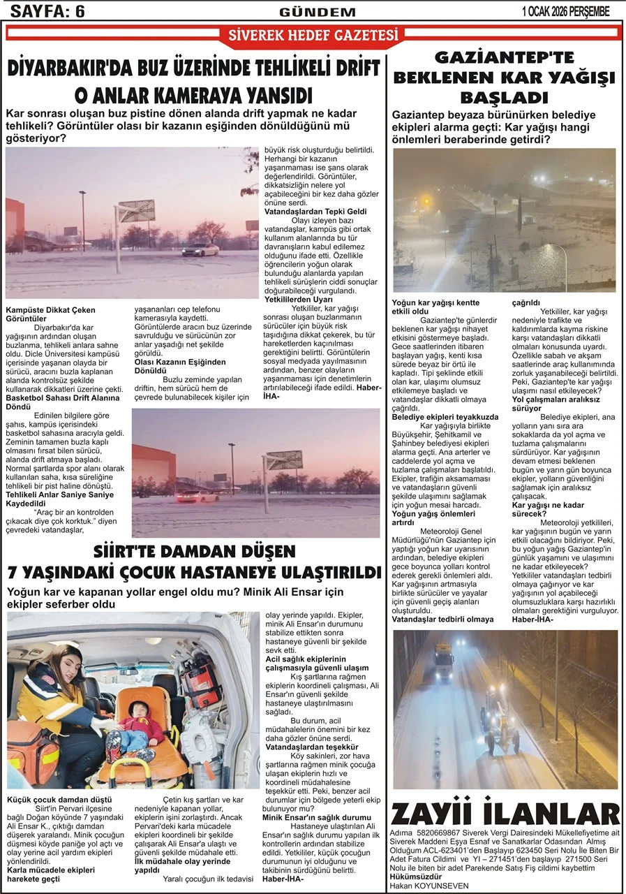 01.01.2026 Tarihli Gazetemiz