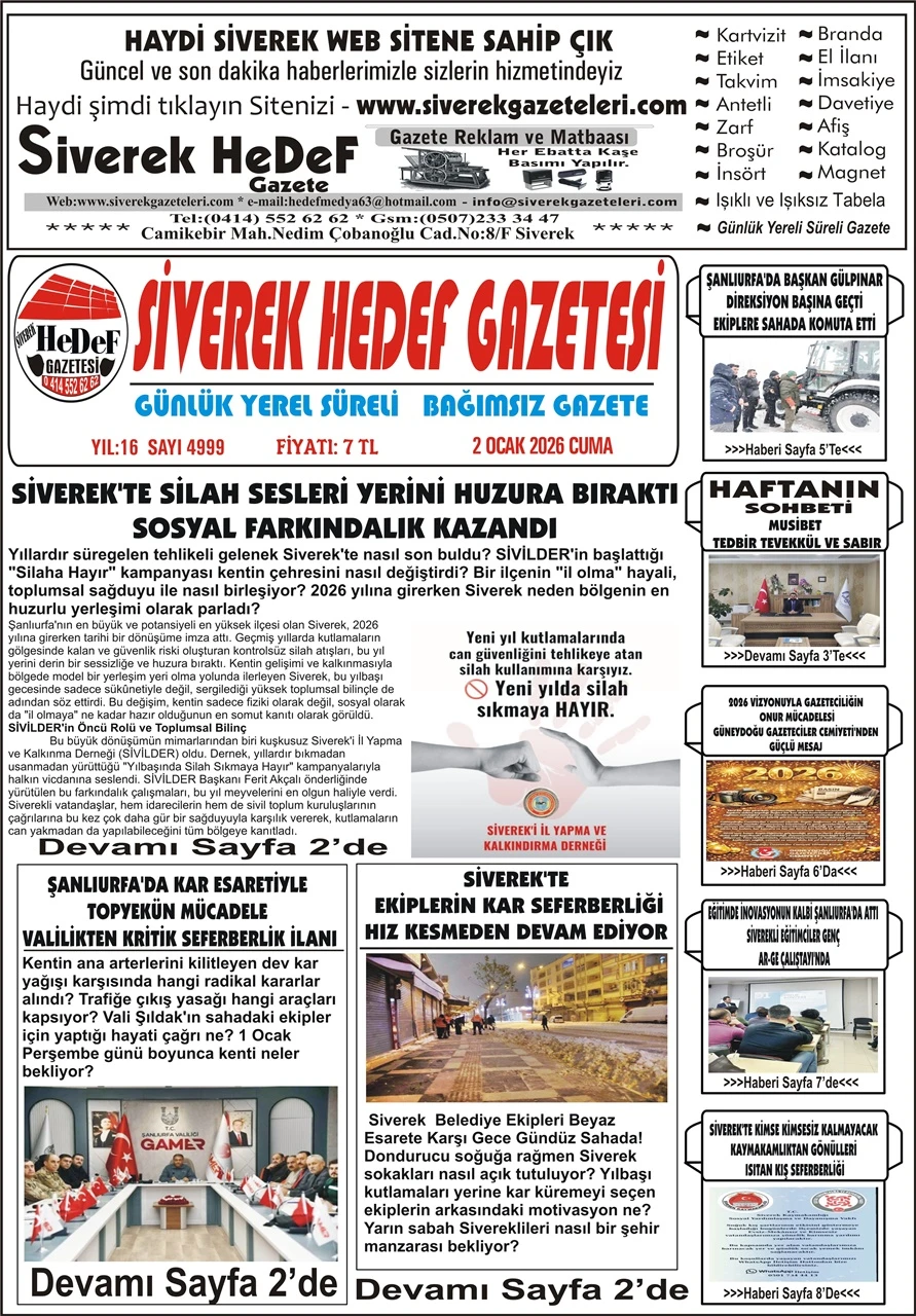 02.01.2026 Tarihli Gazetemiz