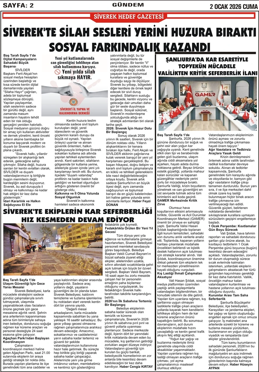 02.01.2026 Tarihli Gazetemiz