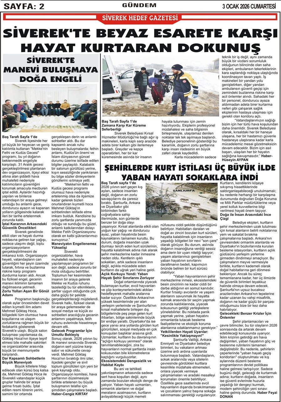 03.01.2026 Tarihli Gazetemiz