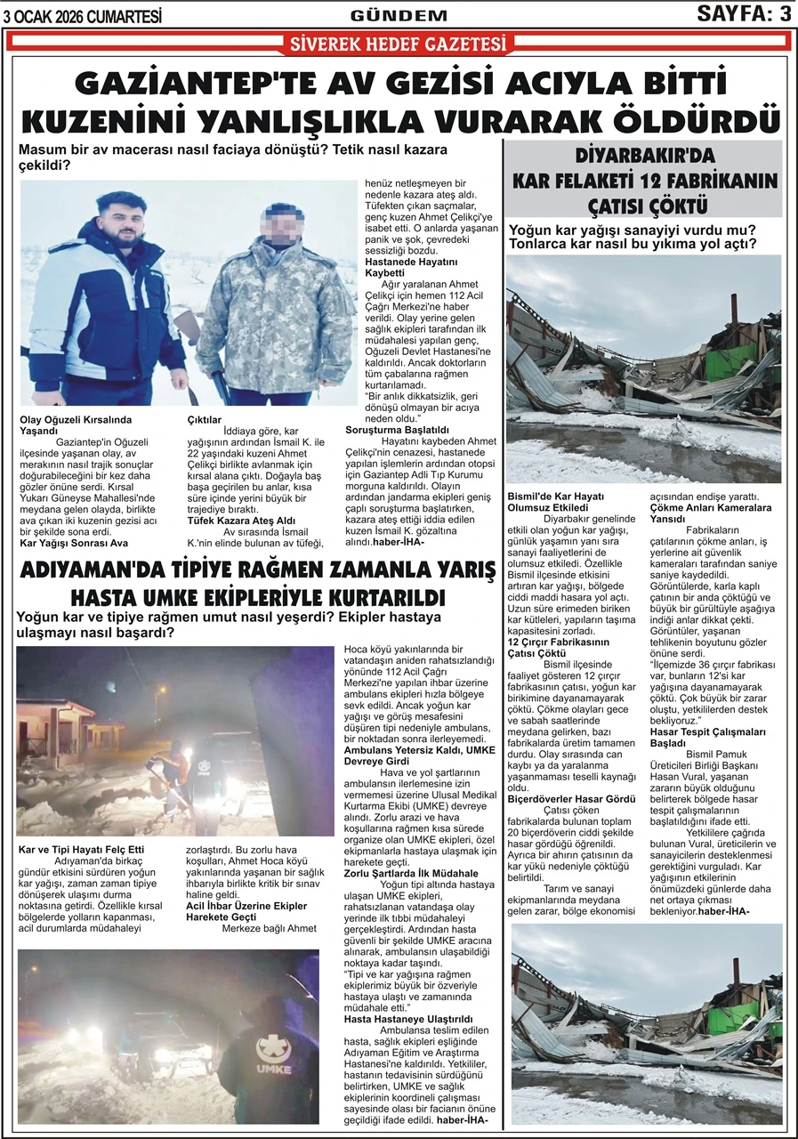 03.01.2026 Tarihli Gazetemiz