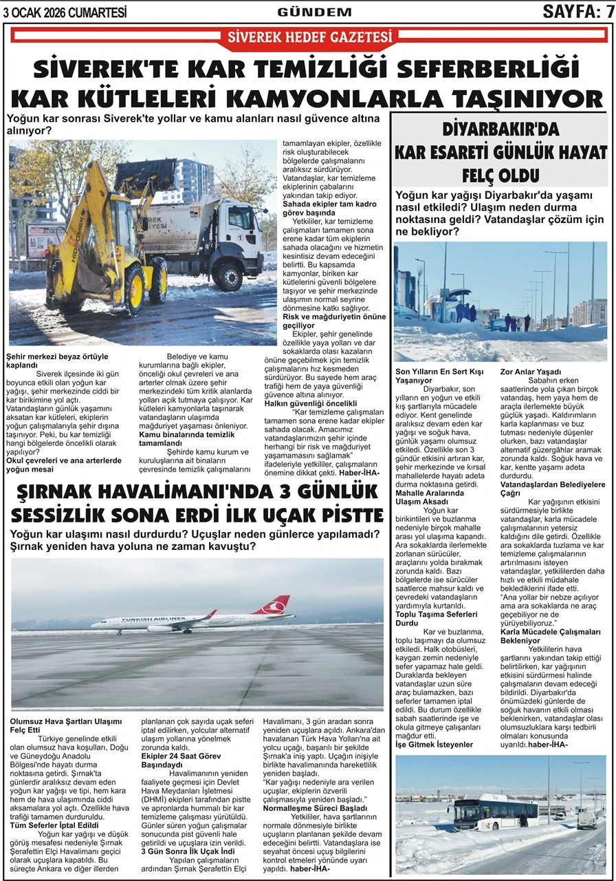 03.01.2026 Tarihli Gazetemiz