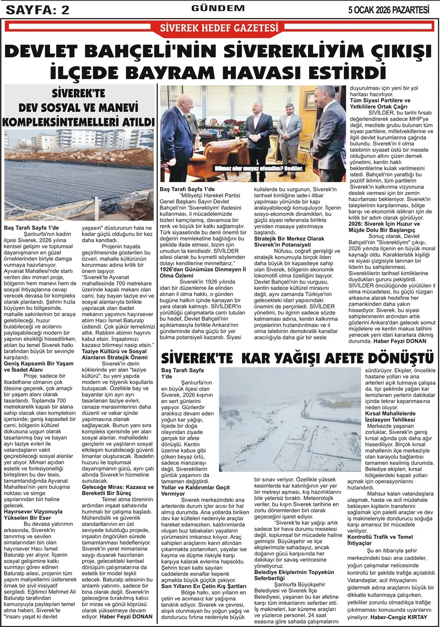 05.01.2026 Tarihli Gazetemiz
