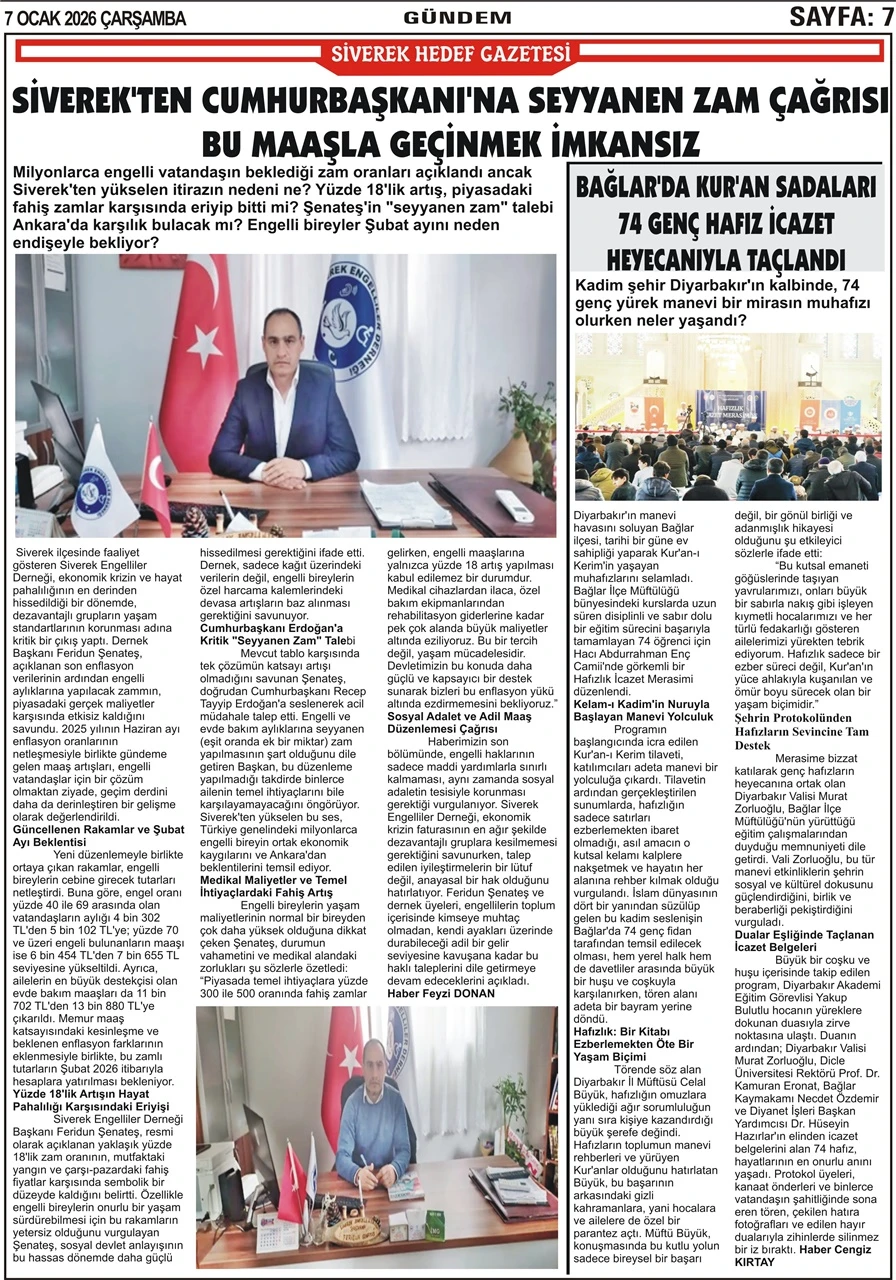 07.01.2026 Tarihli Gazetemiz 