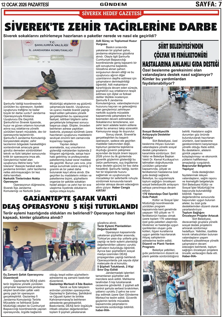 12.01.2026 Tarihli Gazetemiz 