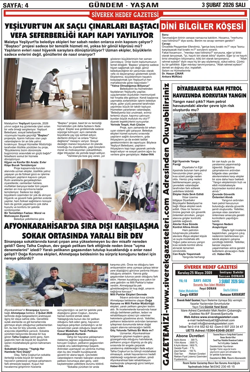 03.02.2026 Tarihli Gazetemiz