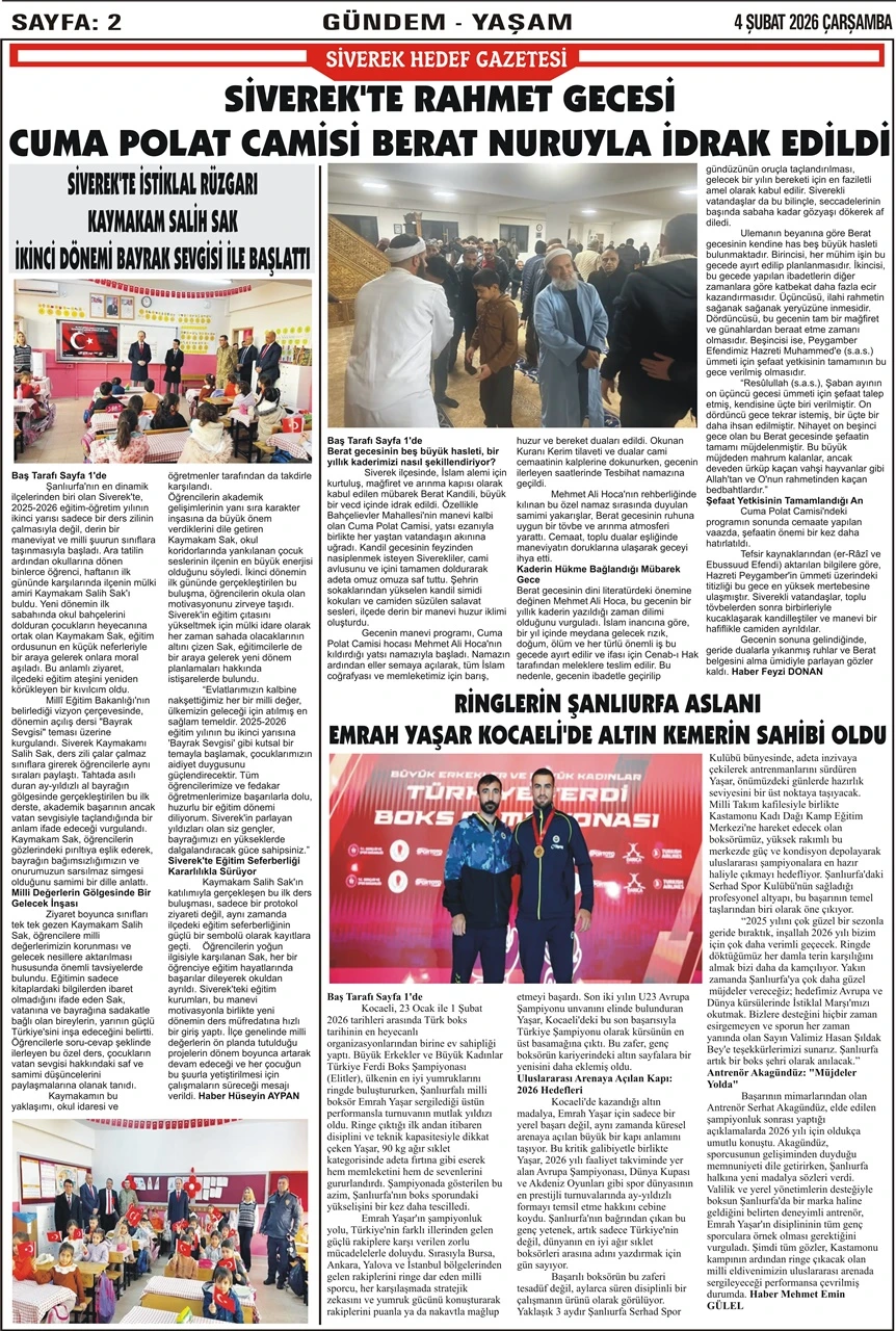 04.02.2026 Tarihli Gazetemiz 