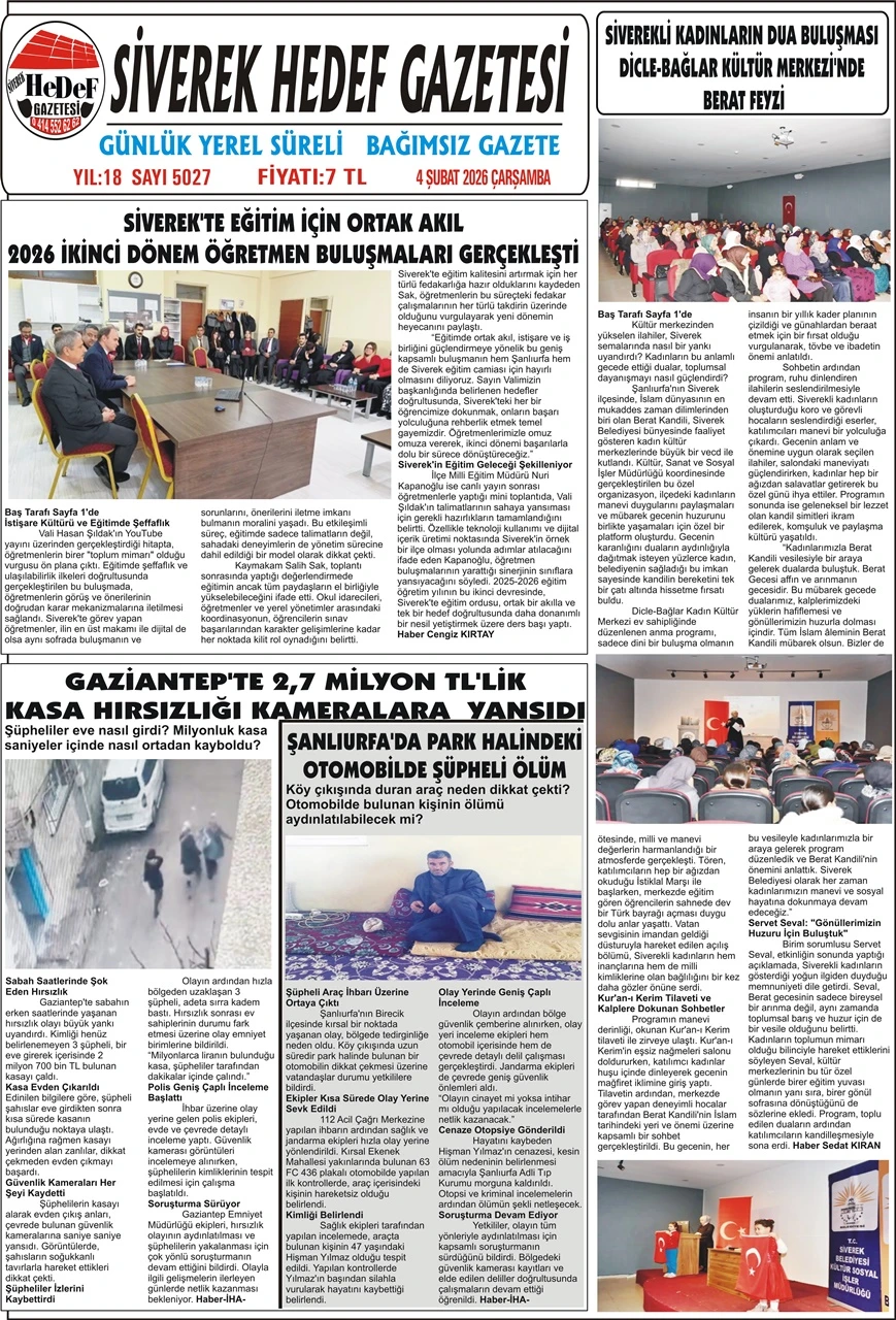 04.02.2026 Tarihli Gazetemiz 