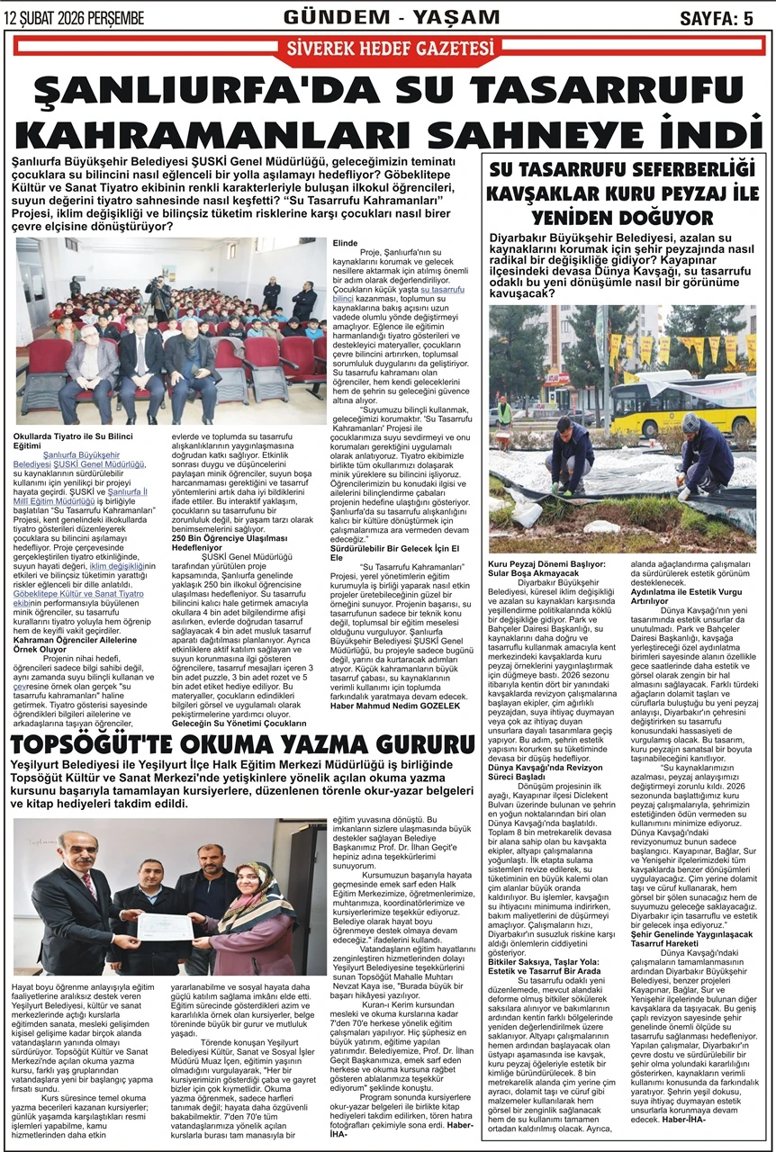 12.02.2026 Tarihli Gazetemiz