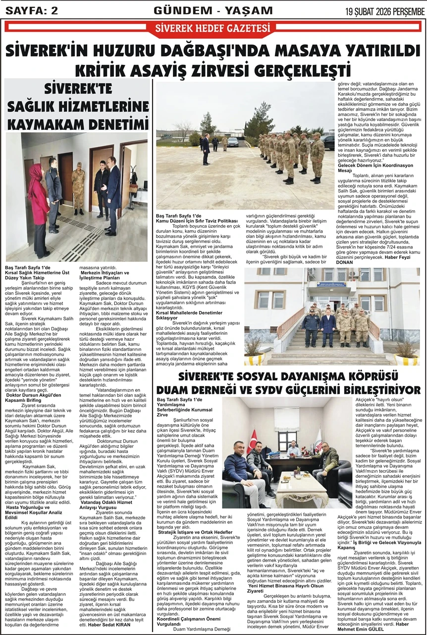 19.02.2026 Tarihli Gazetemiz