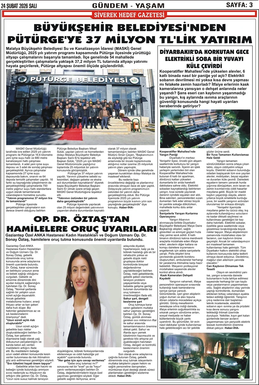 24.02.2026 Tarihli Gazetemiz