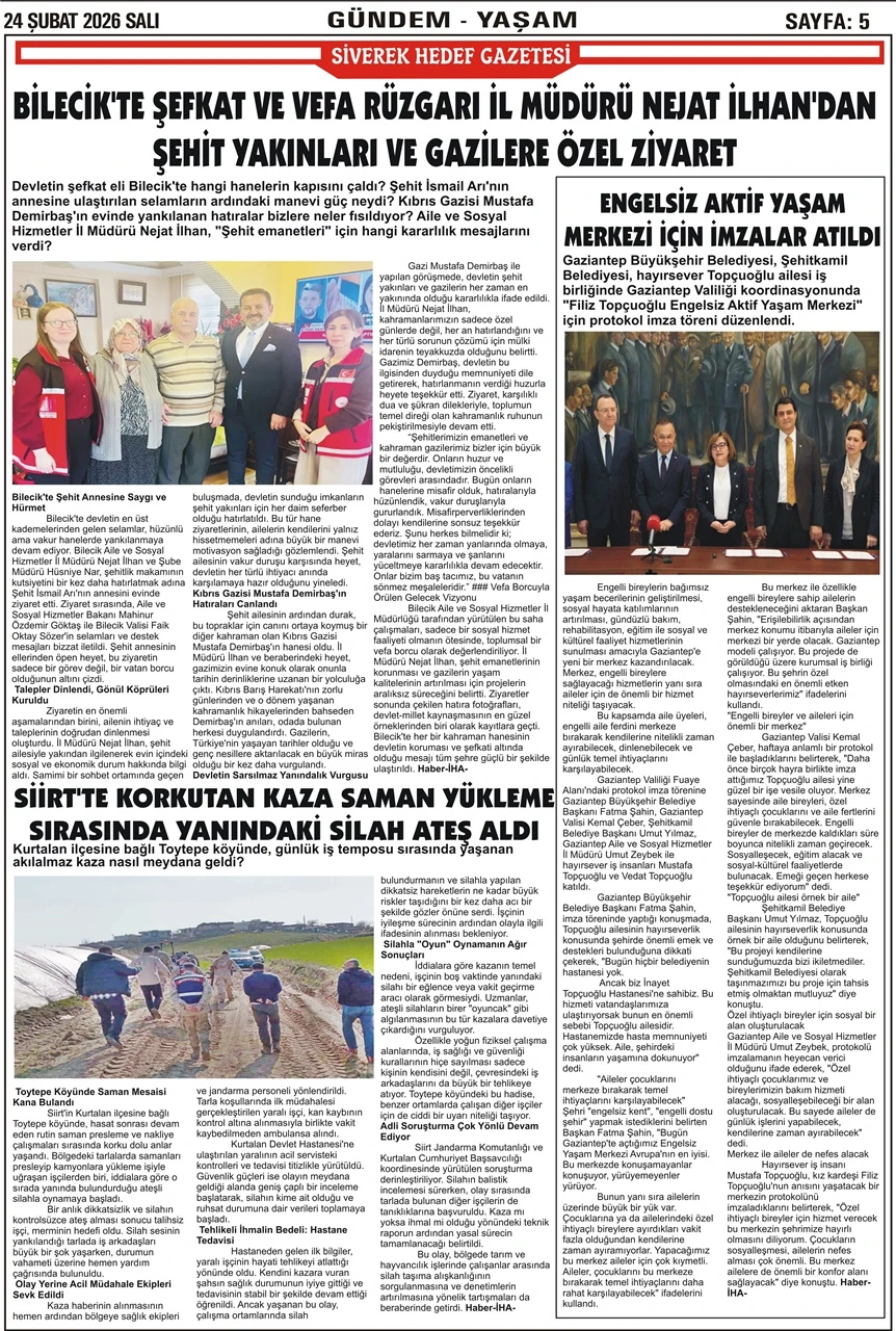 24.02.2026 Tarihli Gazetemiz