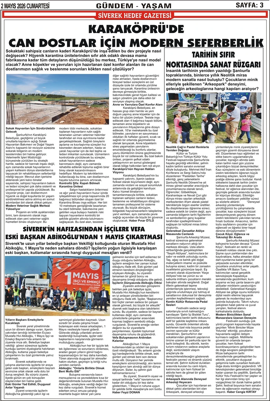02.05.2026 Tarihli Gazetemiz 