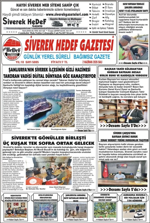 02.06.2026 Tarihli Gazetemiz