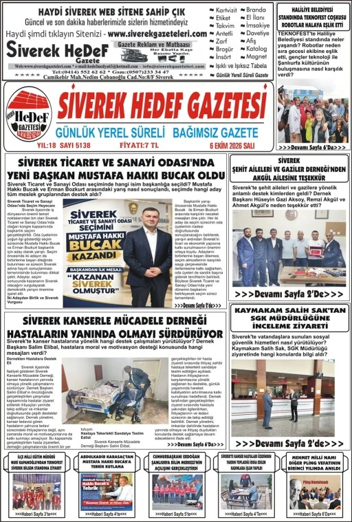 06.10.2026 Tarihli Gazetemiz