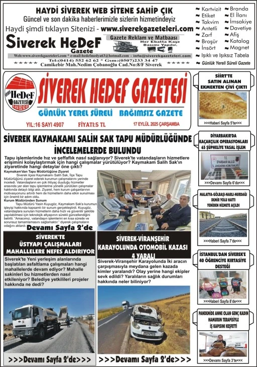 17.09.2025 Tarihli Gazetemiz