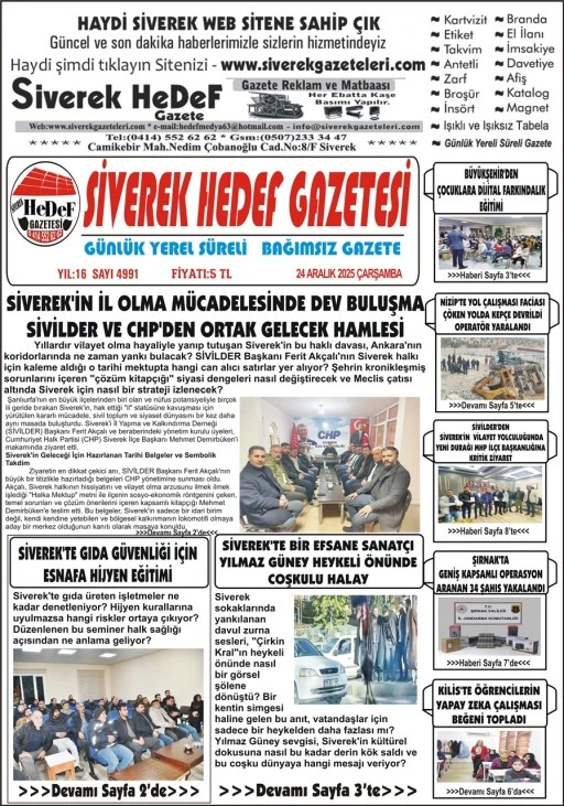 24.12.2025 Tarihli Gazetemiz 