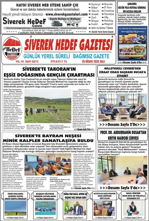 28.04.2026 Tarihli Gazetemiz