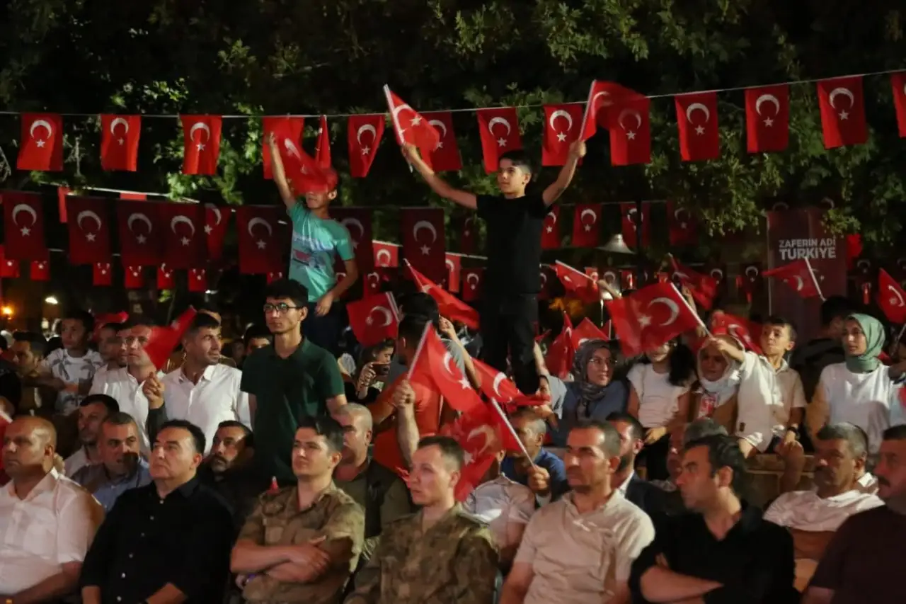 15 Temmuz’un Siverek’teki Anma Töreni Geniş Katılımla Gerçekleşti