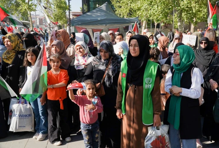 Adıyaman'da Gazze'ye Yönelik Saldırılar Protesto Edildi