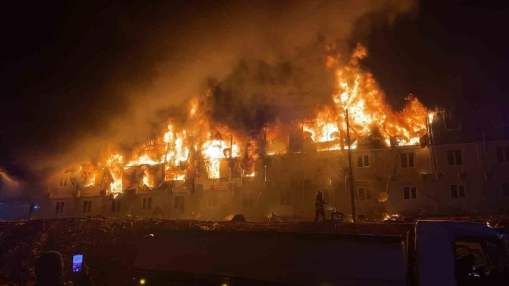 Adıyaman'da İşçi Yatakhanelerinde Korkutan Yangın