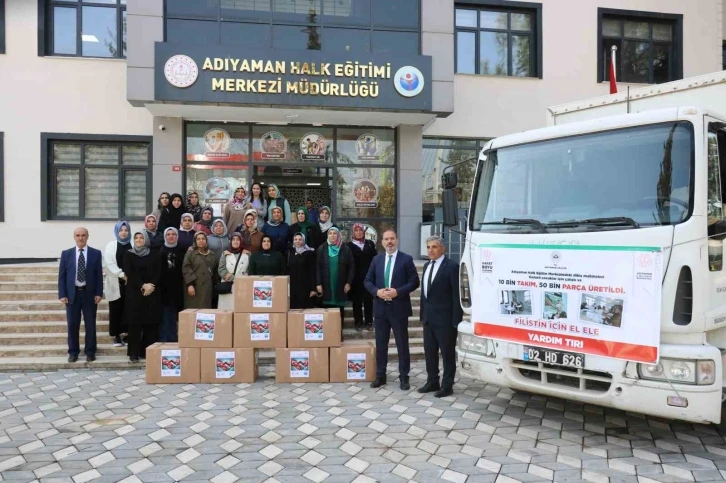 Adıyaman'dan Gazze'ye Umut Yolculuğu: 10 Bin Bebek Zıbını Gönderildi