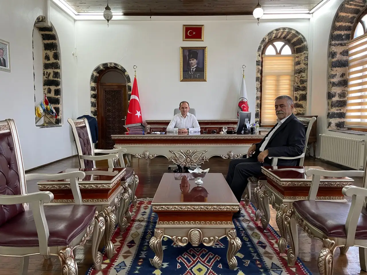 Ahmet Ersin Bucak’tan Yeni Kaymakam Salih Sak’a Anlamlı Ziyaret