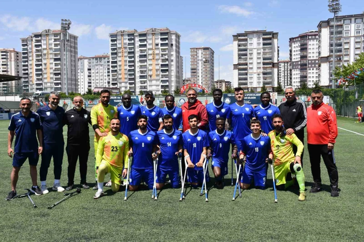 Ampute Takımı Şampiyonluk Yolunda Engel Tanımıyor: 7-1’lik Fark!
