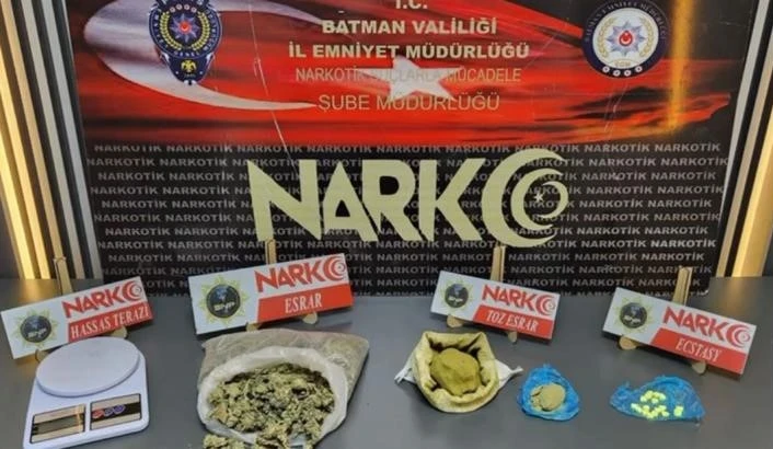 Batman'da Büyük Uyuşturucu Operasyonu: 3 Kilo Yakalandı